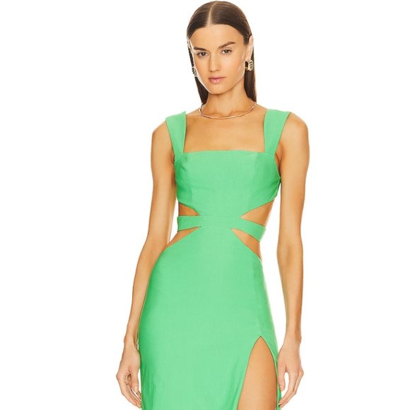 Michael Costello Dresses & Skirts - X REVOLVE SADIE GOWN IN GREEN Michael Costello Color: Green Size: S
